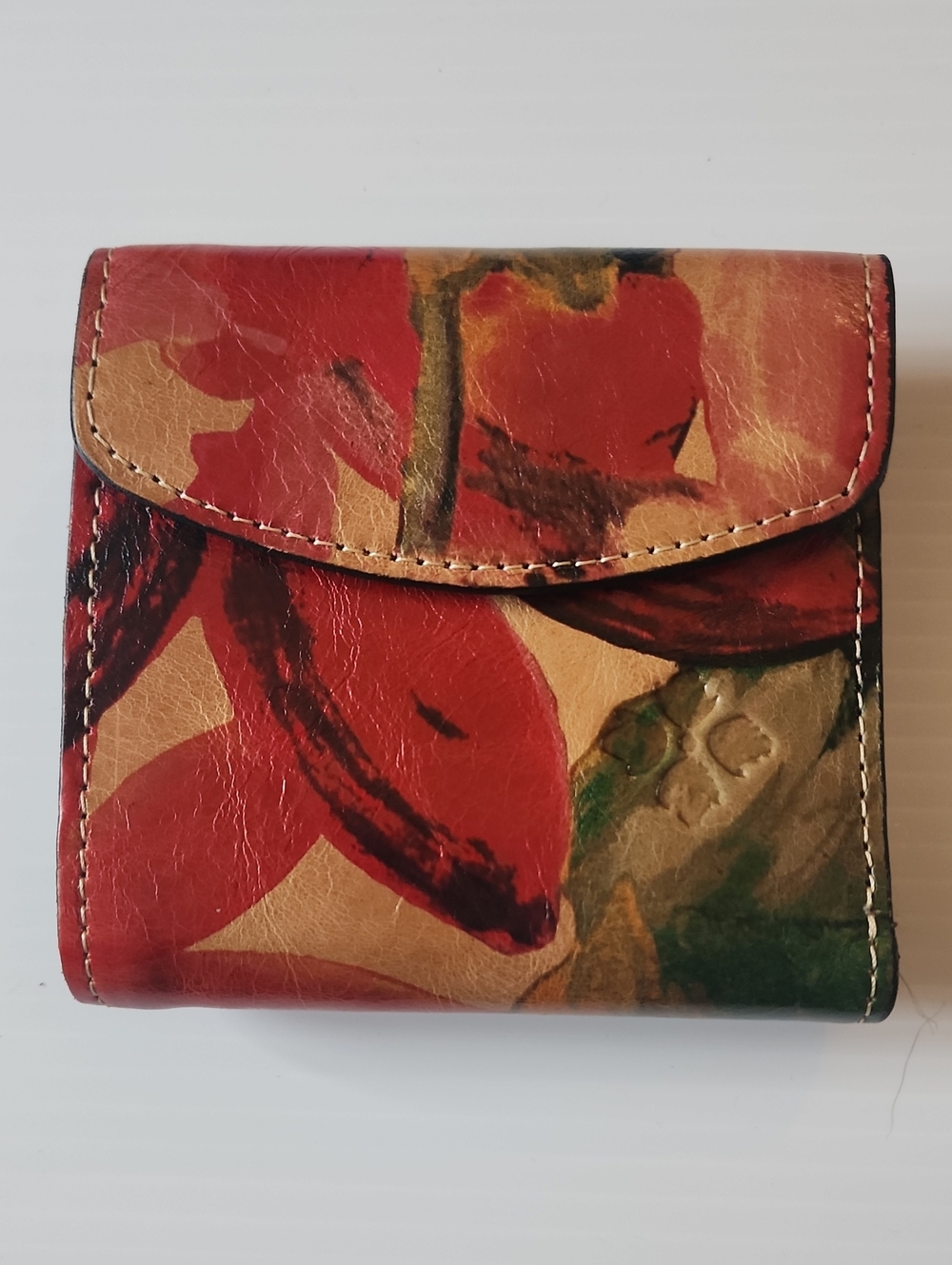 Patricia Nash Libby Trifold Leather Wallet.